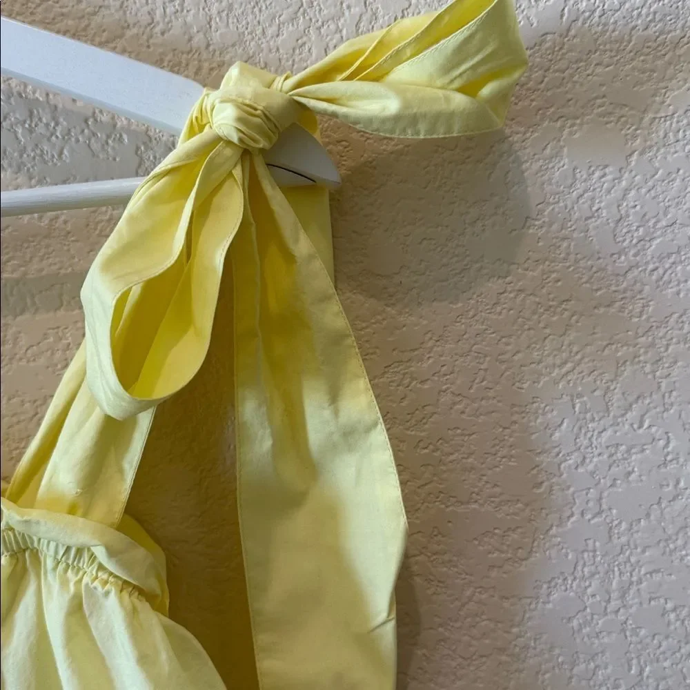 J. Crew Tie-shoulder cotton poplin dress with bow tie straps